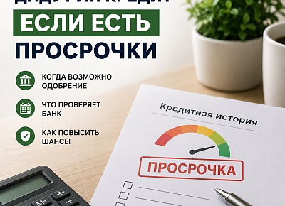 Дадут ли кредит если есть просрочки
