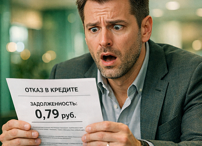 Долг в 79 копеек стал причиной отказа в кредите: Почему стоит заранее проверять кредитную историю
